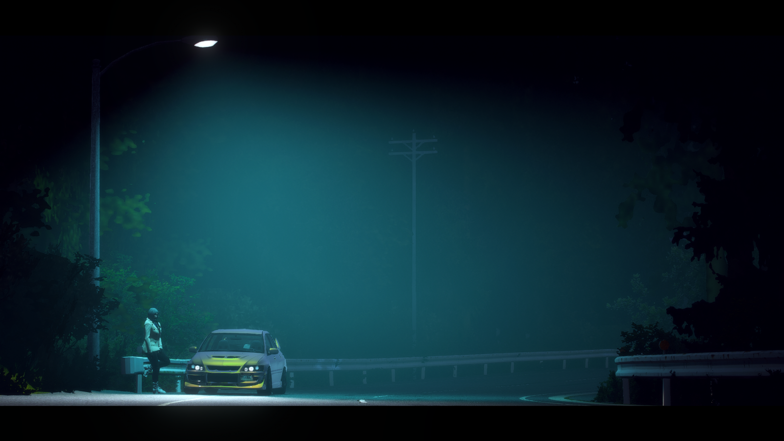 Misty Night Cruising